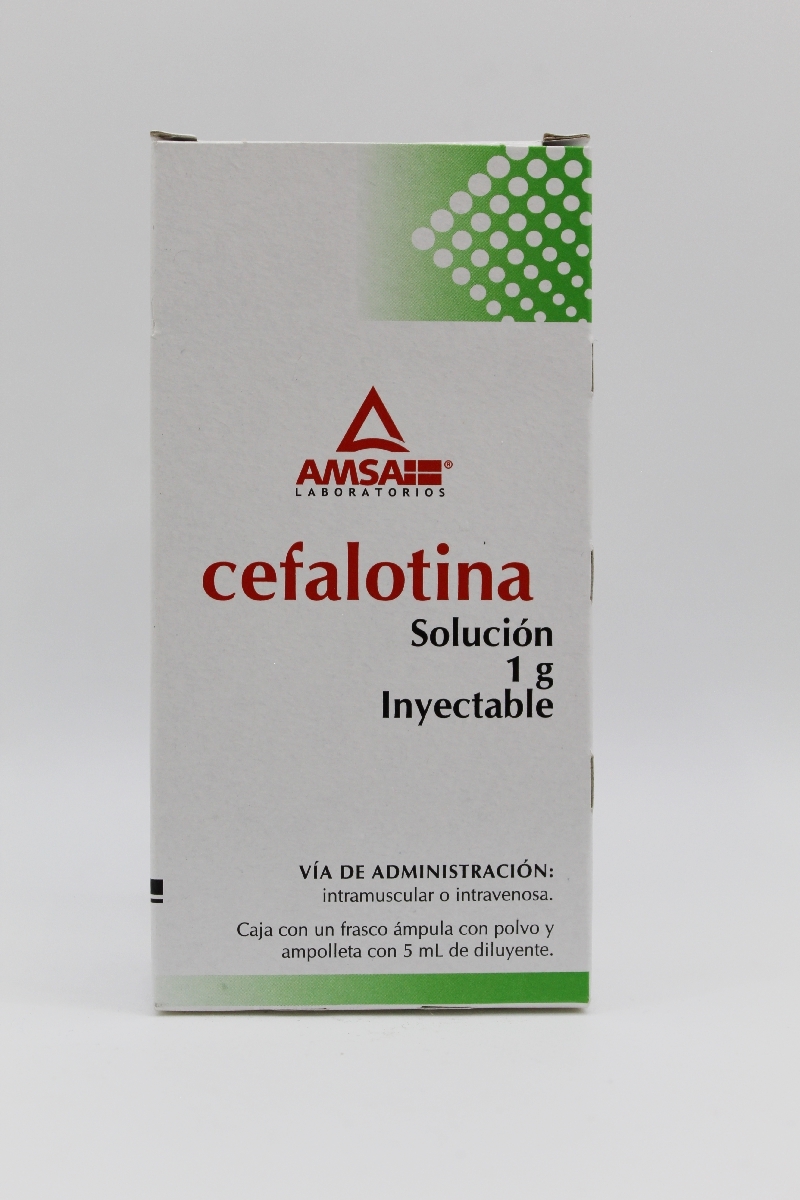 Cefalotina G Solucion Inyectable Ampolleta Ml Farma Gen