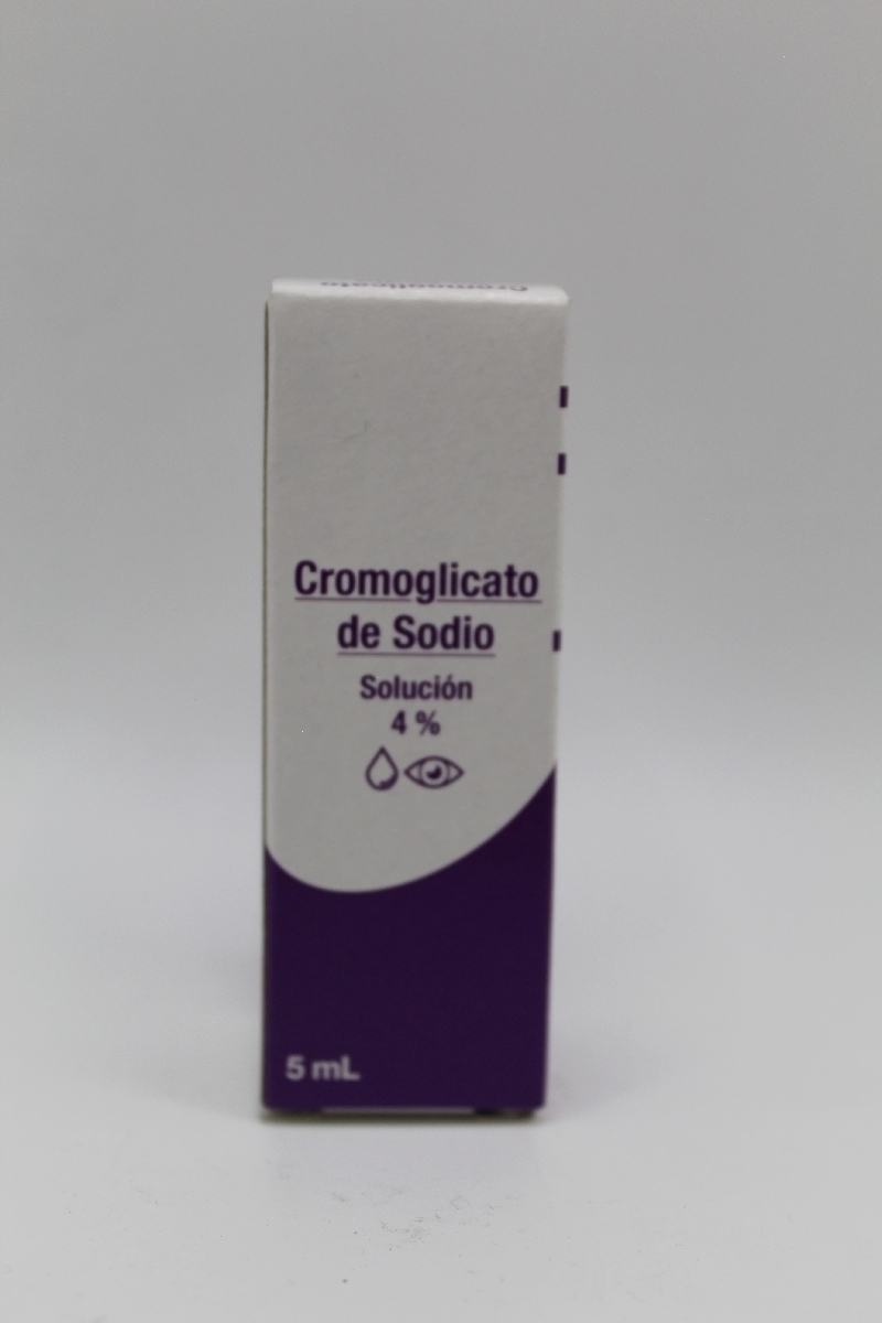 CROMOGLICATO DE SODIO SOLUCION 4 FRASCO 5ML GOTERO Farma Gen