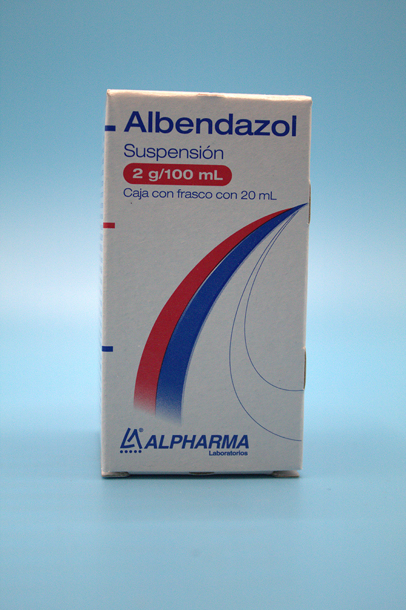 Albendazol Suspension 2100ml Frasco 20ml Farma Gen